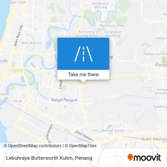 Lebuhraya Butterworth Kulim map