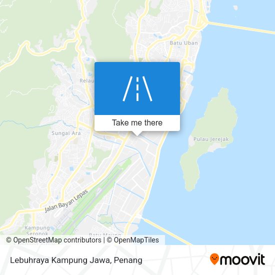 Lebuhraya Kampung Jawa map