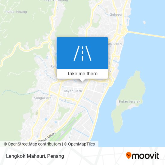 Lengkok Mahsuri map