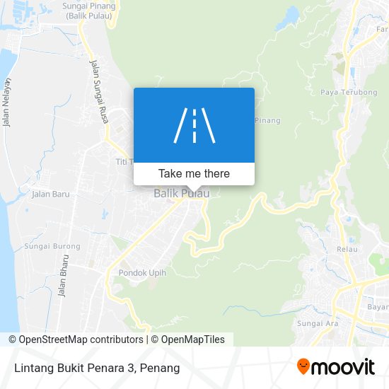 Lintang Bukit Penara 3 map