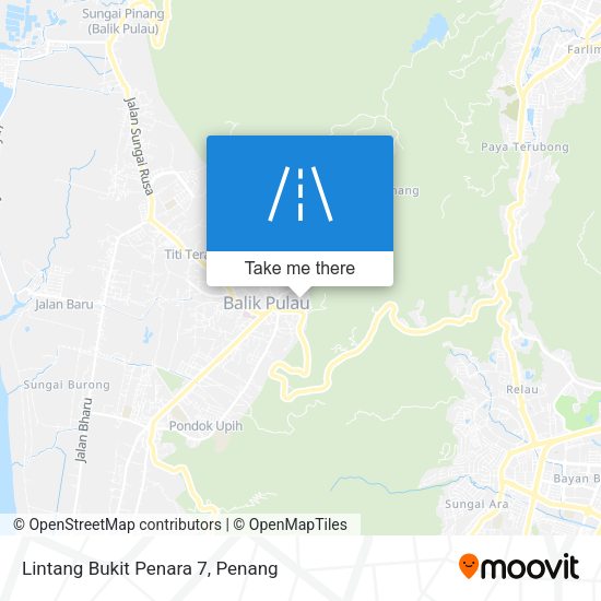 Lintang Bukit Penara 7 map