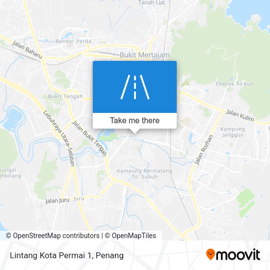 Peta Lintang Kota Permai 1