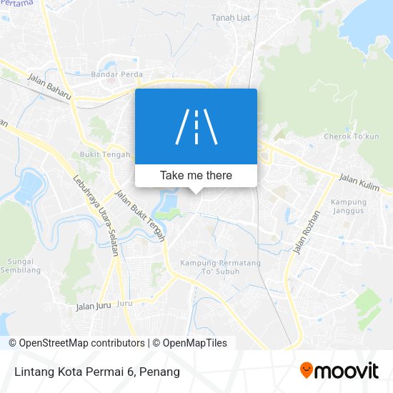 Peta Lintang Kota Permai 6
