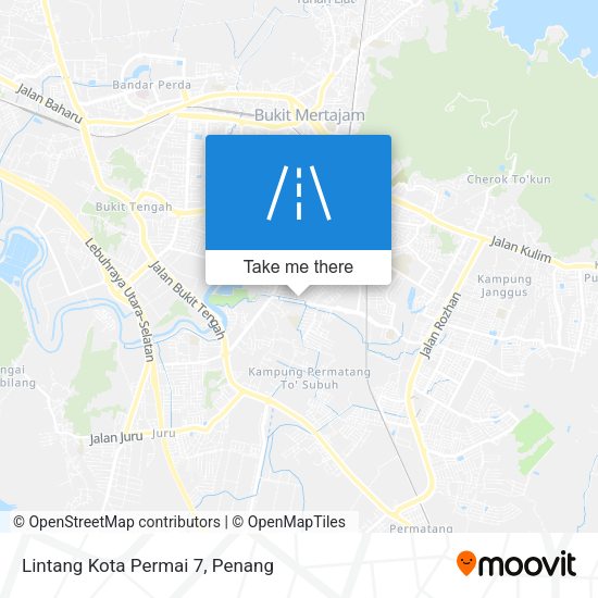 Peta Lintang Kota Permai 7