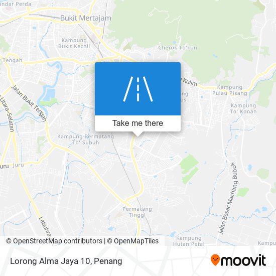 Lorong Alma Jaya 10 map