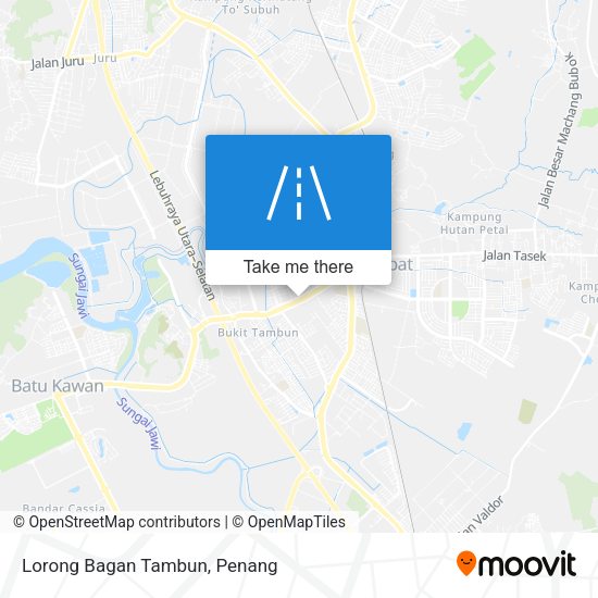 Lorong Bagan Tambun map