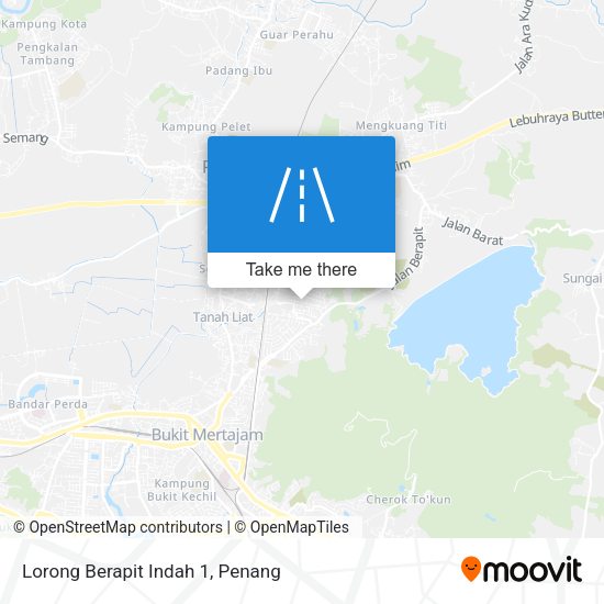 Lorong Berapit Indah 1 map