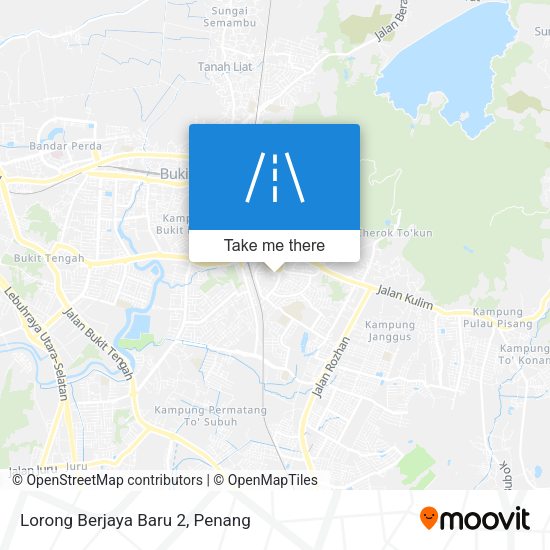 Lorong Berjaya Baru 2 map