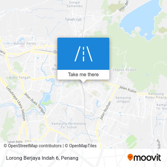 Lorong Berjaya Indah 6 map