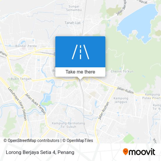 Peta Lorong Berjaya Setia 4