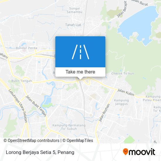 Lorong Berjaya Setia 5 map