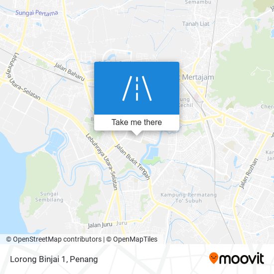 Lorong Binjai 1 map