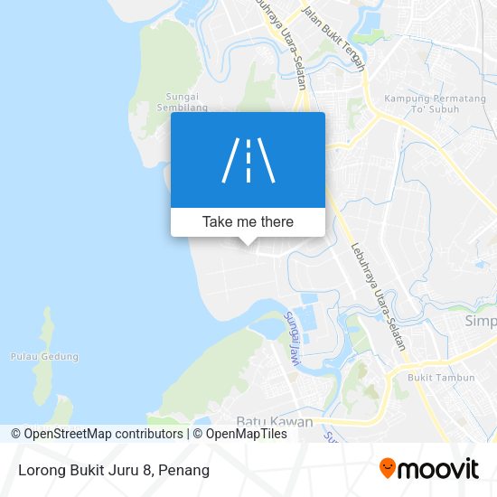 Lorong Bukit Juru 8 map