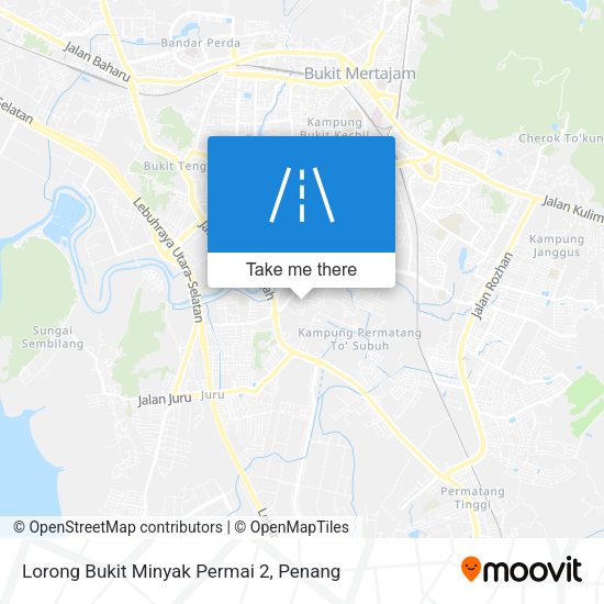 Peta Lorong Bukit Minyak Permai 2