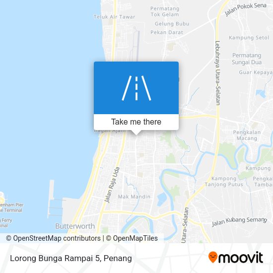 Peta Lorong Bunga Rampai 5