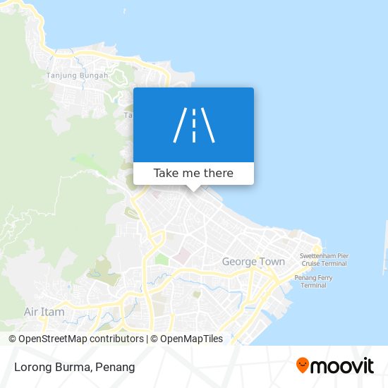 Lorong Burma map