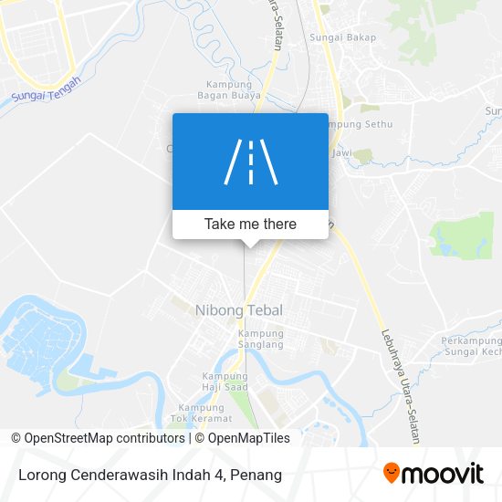 Peta Lorong Cenderawasih Indah 4