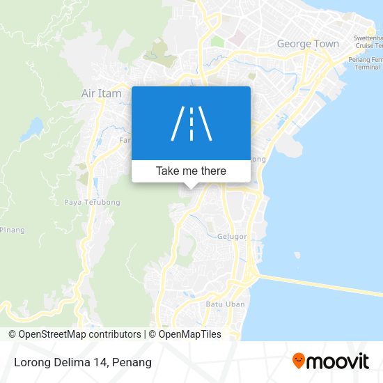 Lorong Delima 14 map