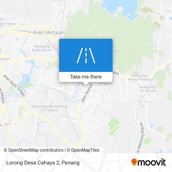 Peta Lorong Desa Cahaya 2