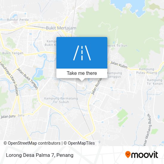 Peta Lorong Desa Palma 7