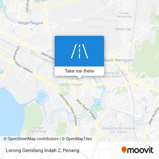 Lorong Gemilang Indah 2 map