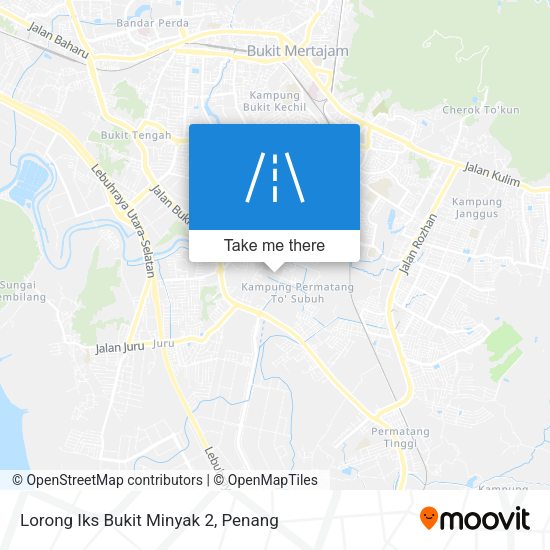 Peta Lorong Iks Bukit Minyak 2