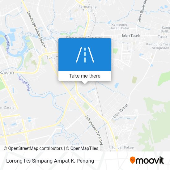 Lorong Iks Simpang Ampat K map