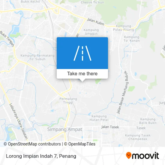 Lorong Impian Indah 7 map