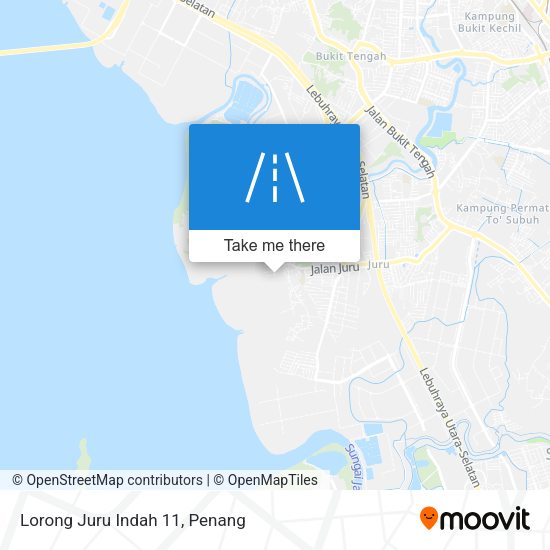 Peta Lorong Juru Indah 11
