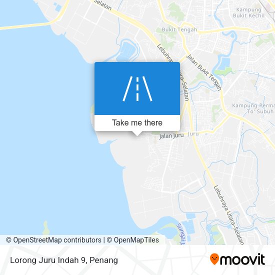 Peta Lorong Juru Indah 9