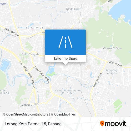 Peta Lorong Kota Permai 15