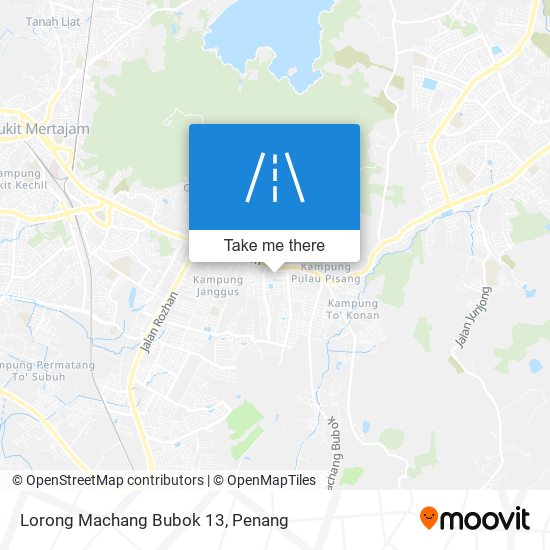 Lorong Machang Bubok 13 map