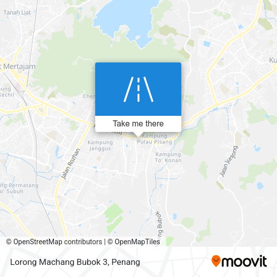 Peta Lorong Machang Bubok 3