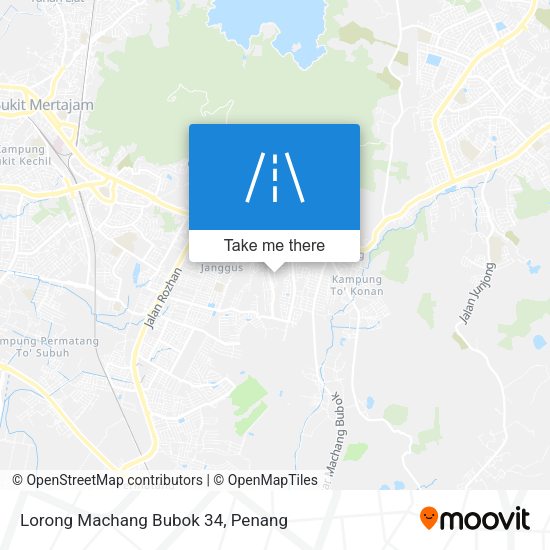 Peta Lorong Machang Bubok 34