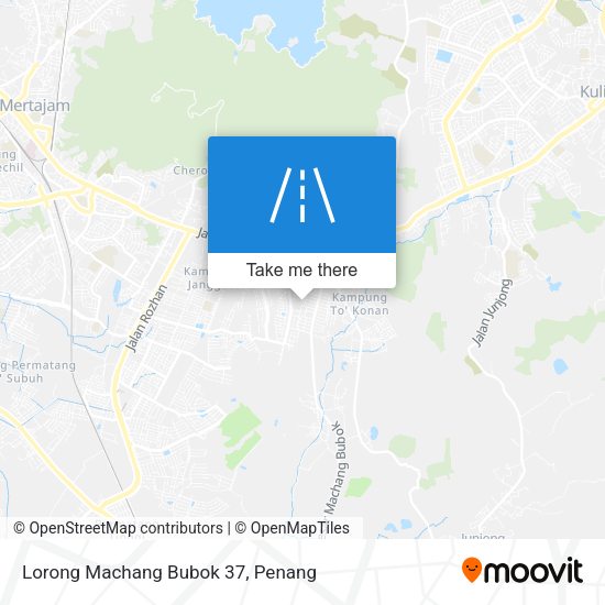 Peta Lorong Machang Bubok 37