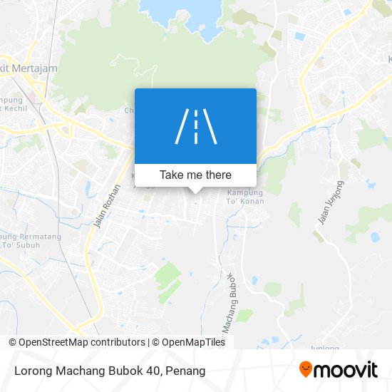 Peta Lorong Machang Bubok 40