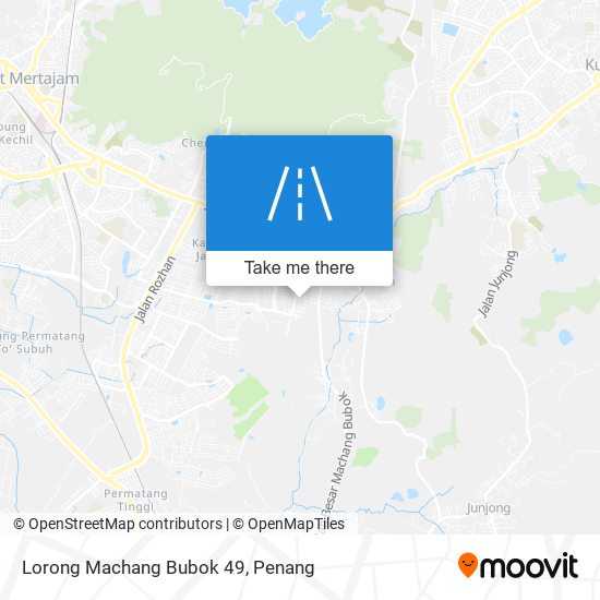 Peta Lorong Machang Bubok 49