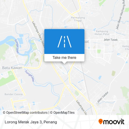 Peta Lorong Merak Jaya 3