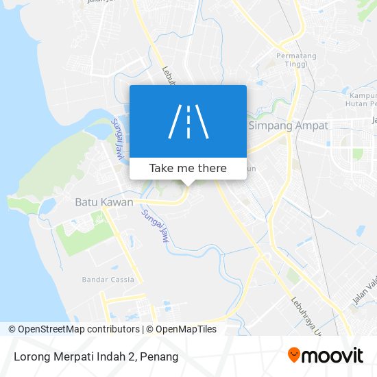 Peta Lorong Merpati Indah 2