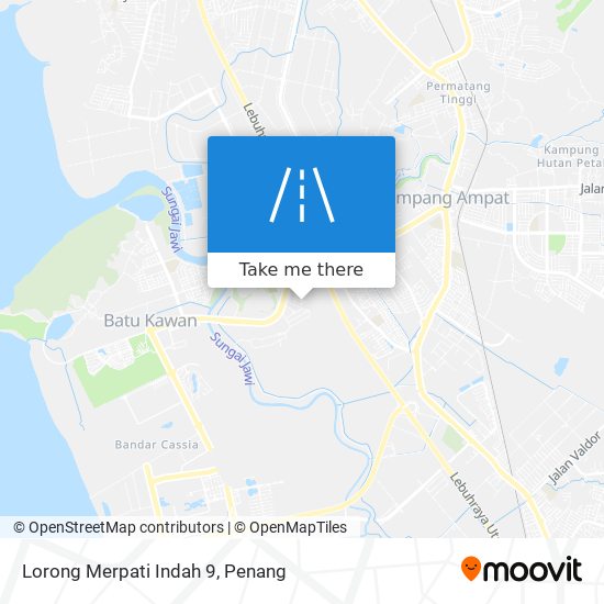 Peta Lorong Merpati Indah 9