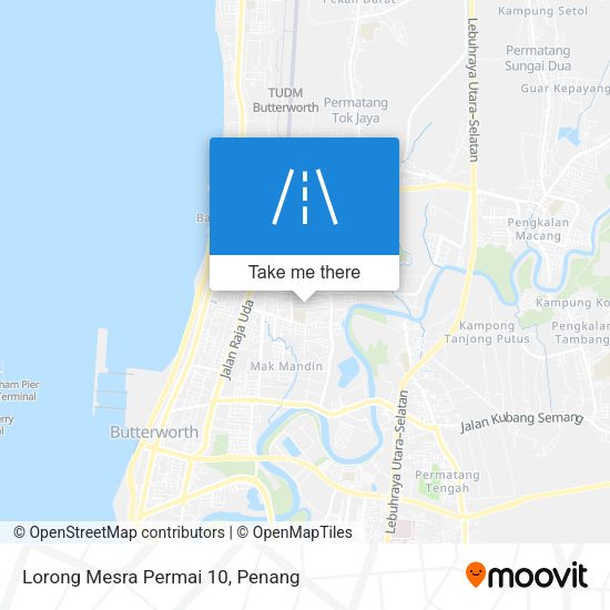 Lorong Mesra Permai 10 map