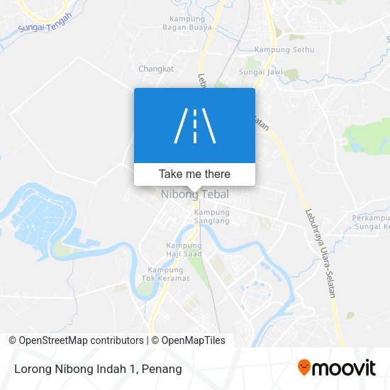 Peta Lorong Nibong Indah 1