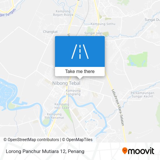 Peta Lorong Panchur Mutiara 12