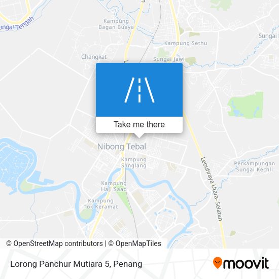 Lorong Panchur Mutiara 5 map