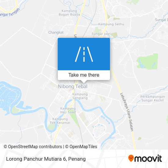 Peta Lorong Panchur Mutiara 6