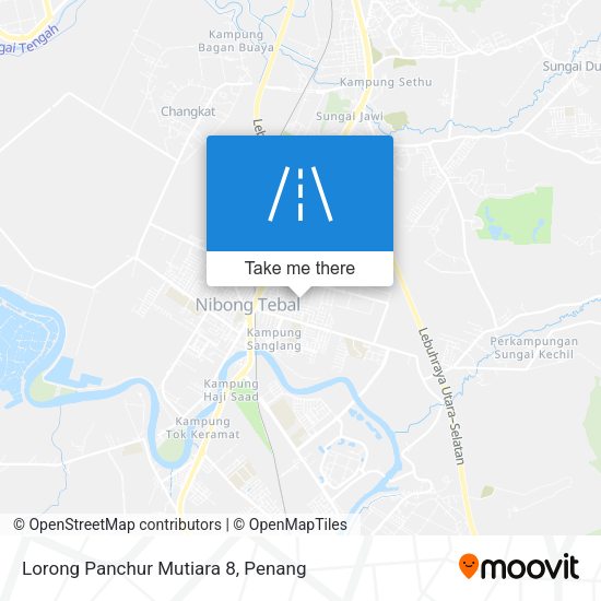 Lorong Panchur Mutiara 8 map
