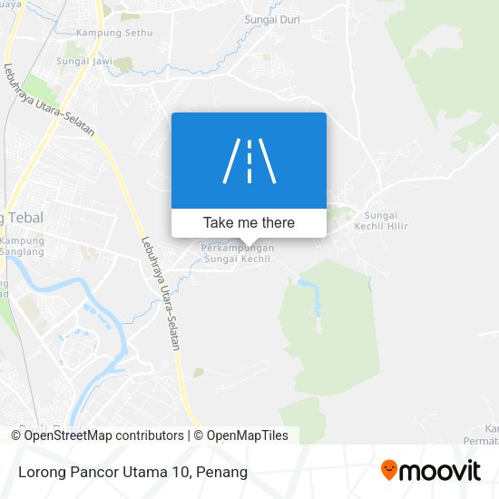 Peta Lorong Pancor Utama 10