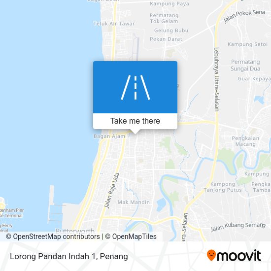 Lorong Pandan Indah 1 map