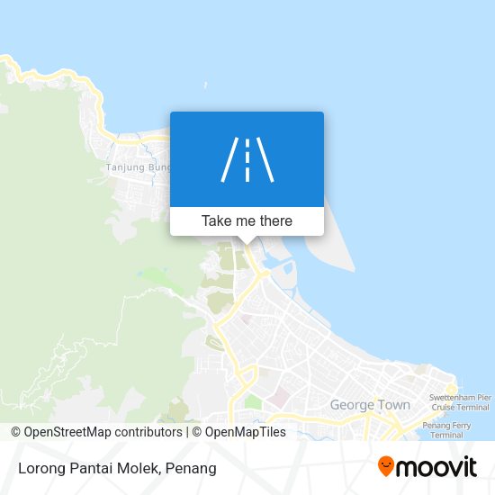 Lorong Pantai Molek map