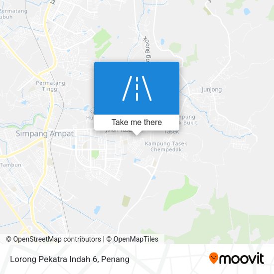 Lorong Pekatra Indah 6 map